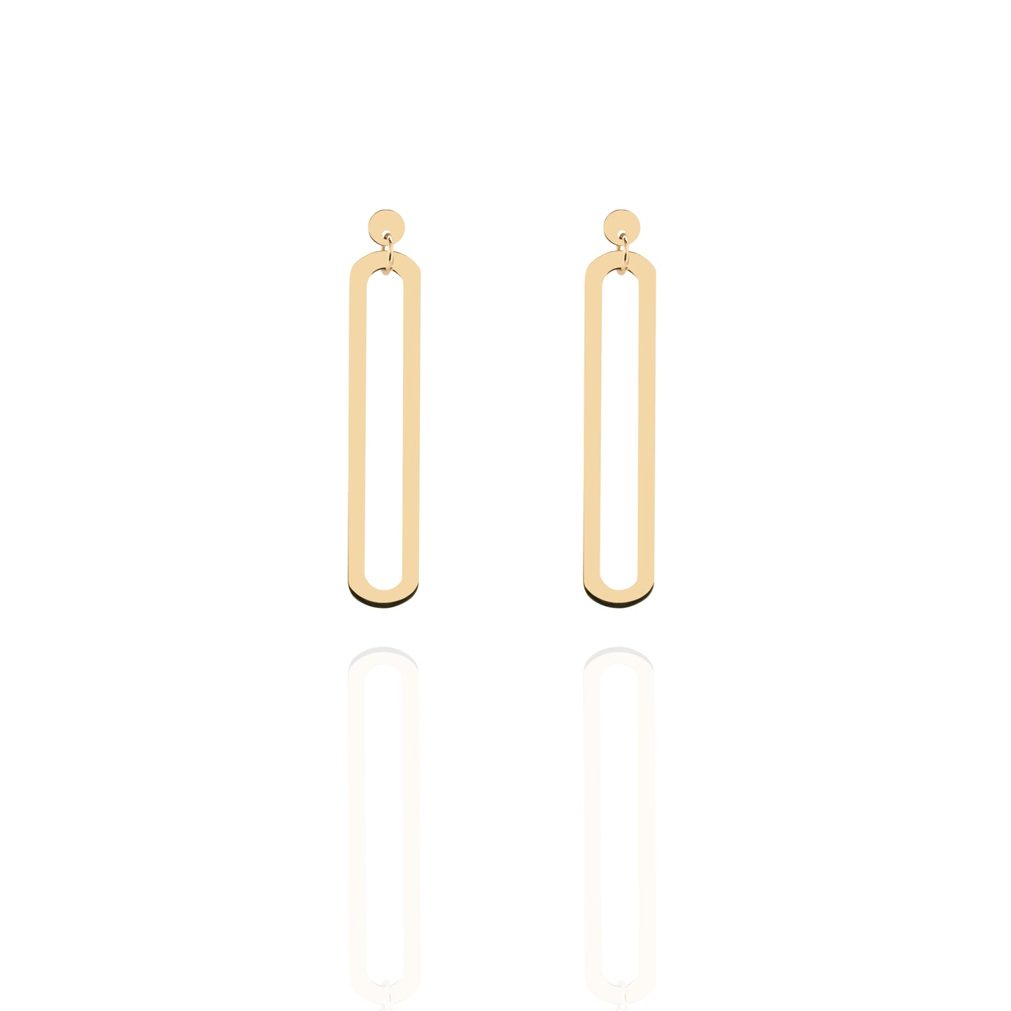 Rectangle Pendant Earrings (Sample Sale)